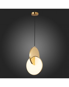 SL6107.203.01 Светильник подвесной ST-Luce Золотистый/Белый Золотистый LED 1*14W 3000K Eclisse-foto6