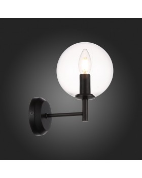 SL424.401.01 Бра Черный/Прозрачный E14 1*40W ROSELLO-foto9