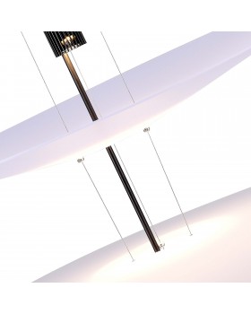 SL6101.413.01 Люстра подвесная ST-Luce Черный/Белый LED 1*15W 3000K Isola-foto3