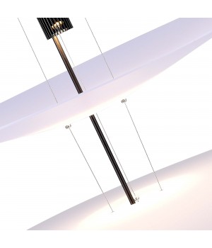 SL6101.413.01 Люстра подвесная ST-Luce Черный/Белый LED 1*15W 3000K Isola-foto3