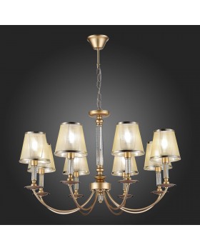 SLE1115-203-08 Люстра подвесная розовое золото/Розовое золото E14 8*60W VINCI-foto5