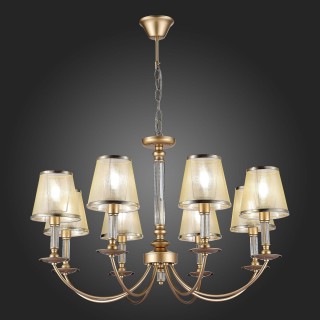 SLE1115-203-08 Люстра подвесная розовое золото/Розовое золото E14 8*60W VINCI-foto5