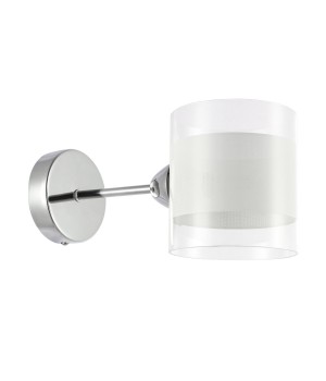 SLE102801-01 Бра Хром/Прозрачный, Белый E14 1*40W MIENTO-foto2