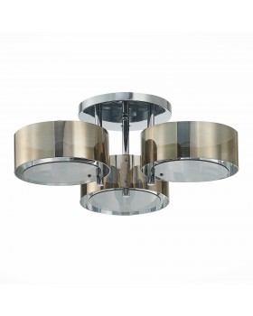 SL483.702.03 Люстра потолочная Хром/Дымчатый E27 3*40W FORESTA-foto2