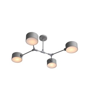 SLE183702-04 Люстра потолочная Серый/Серый E14 4*60W GIMENTO-foto2