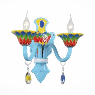 SL674.781.02 Бра ST-Luce Разноцветный/Разноцветный E14 2*40W ORNATO-foto2