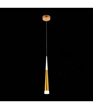 SLE200103-01 Светильник подвесной Золотистый/Золотистый, Белый LED 1*7W 3000K ORPELO-foto4