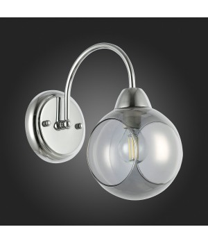 SLE102101-01 Бра Хром/Дымчатый E14 1*40W RELOTTE-foto6