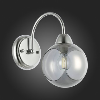 SLE102101-01 Бра Хром/Дымчатый E14 1*40W RELOTTE-foto6