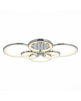 SLE200312-06 Светильник потолочный Хром/Белый LED 1*168W 3000-6000K LETO-foto2