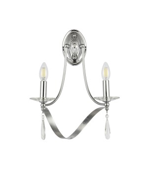 SLE120201-02 Светильник настенный Хром E14 2*40W FILATTA-foto2