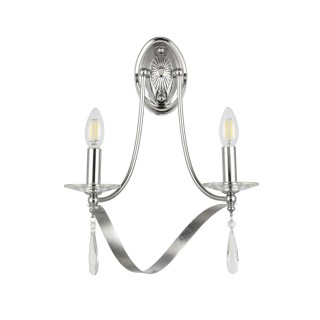 SLE120201-02 Светильник настенный Хром E14 2*40W FILATTA-foto2