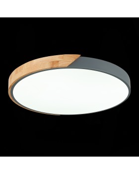 SLE200972-01 Светильник потолочный Серый, Светлое дерево/Белый LED 1*45W 3000K/4000K/6000K FESTA-foto7
