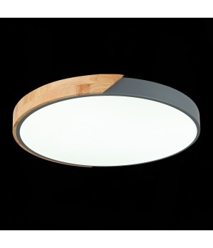 SLE200972-01 Светильник потолочный Серый, Светлое дерево/Белый LED 1*45W 3000K/4000K/6000K FESTA-foto7