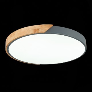 SLE200972-01 Светильник потолочный Серый, Светлое дерево/Белый LED 1*45W 3000K/4000K/6000K FESTA-foto7