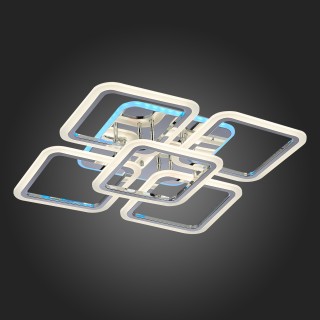 SLE200412-05RGB Светильник потолочный Хром/Белый LED 1*140W RGB 10W 3000-6000K QUTRO-foto7