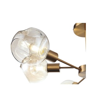 SLE155302-06 Люстра потолочная Античная медь/Янтарный E14 6*60W GENTORE-foto17