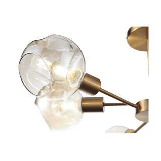 SLE155302-06 Люстра потолочная Античная медь/Янтарный E14 6*60W GENTORE-foto17