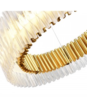 SL6012.213.01 Светильник подвесной ST-Luce Золотистый/Прозрачный LED 1*87W 3000K NAZARE-foto3