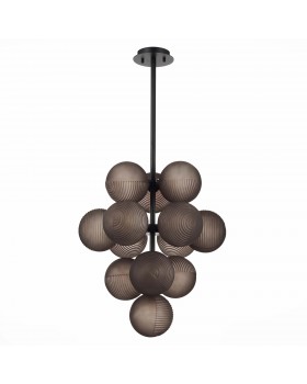 SL1184.403.13 Люстра подвесная ST-Luce Черный/Дымчатый G9 13*5W TODO-foto2