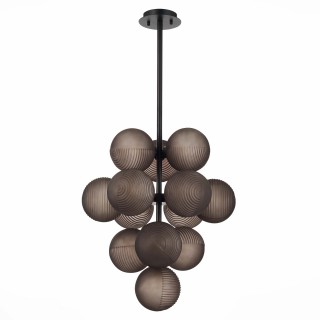 SL1184.403.13 Люстра подвесная ST-Luce Черный/Дымчатый G9 13*5W TODO-foto2