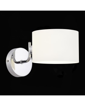 SLE1121-101-01 Светильник настенный Хром/Молочно-Белый E14 1*40W AERIN-foto3