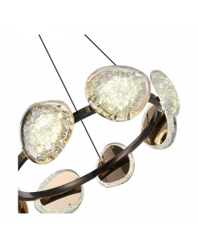 SL6018.203.64 Светильник подвесной ST-Luce Черный/Золотистый LED 1*64W 4000K ENIGMA-foto3