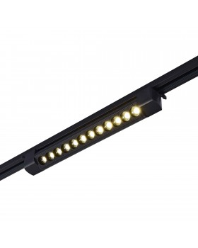 ST367.446.20 Св-к трек. Черный LED 1*20W 4000K 1 500Lm Ra>90 36° IP20 L387xW49xH54 170-240V Однофазная трековая система-foto3