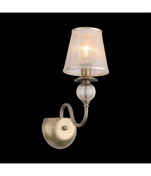 SL185.301.01 Бра Бронза, Прозрачный/Бежевый, Бронза E14 1*40W GRAZIA-foto5