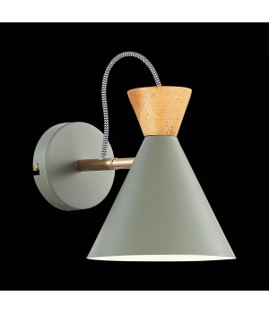 SLE125111-01 Бра Серый, Золотой/Серый, Темное дерево E14 1*40W Modica-foto3