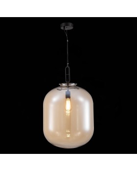 SL1050.423.01 Светильник подвесной ST-Luce Черный/Коньячный E27 1*40W BURASCA-foto9