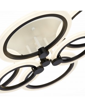 SLE500542-06 Светильник потолочный Белый, Черный/Белый LED 1*132W 3000-6000K CERINA-foto6