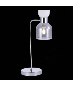SLE1045-104-01 Настольная лампа Хром/Белый, Дымчатый E14 1*40W VENTO-foto3
