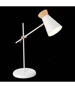 SLE1252-504-01 Настольная лампа Белый, Золотистый/Белый, Дерево E27 1*60W ALFEO-foto4