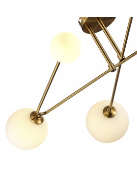 SLE2211-302-06 Люстра потолочная Латунь/Белый G9 6*5W FANTINI-foto3