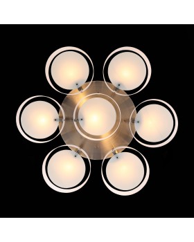 SL483.352.07 Светильник потолочный Бронза/Белый E27 7*60W FORESTA-foto6