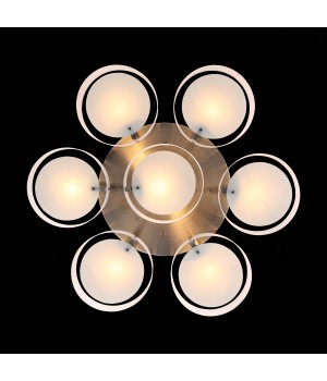 SL483.352.07 Светильник потолочный Бронза/Белый E27 7*60W FORESTA-foto6