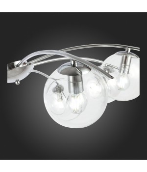 SLE102602-08 Люстра потолочная Хром/Прозрачный E14 8*40W RATELLA-foto6