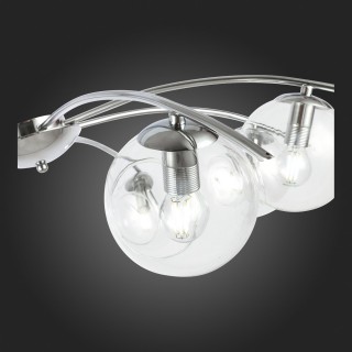 SLE102602-08 Люстра потолочная Хром/Прозрачный E14 8*40W RATELLA-foto6