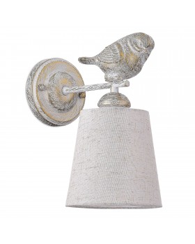 SLE1155-501-01 Светильник настенный Белый/Серый E27 1*40W LAVINIA-foto2