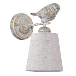 SLE1155-501-01 Светильник настенный Белый/Серый E27 1*40W LAVINIA-foto2