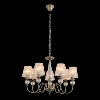 SL185.303.07 Люстра подвесная, потолочная Бронза, Прозрачный/Бежевый, Бронза E14 7*40W GRAZIA-foto9