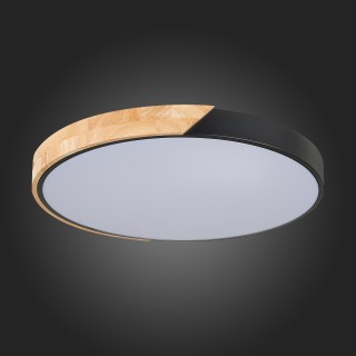 SLE200942-01 Светильник потолочный Черный, Светлое дерево/Белый LED 1*45W 3000K/4000K/6000K FESTA-foto12