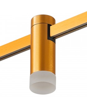 ST812.206.03 Магнитный трековый светильник FARM Золотистый LED 1*3W 3000K 93Lm Ra90 120 IP20 D29xH90 24V FARM-foto2