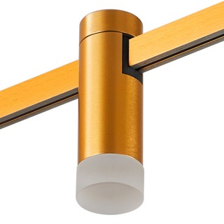 ST812.206.03 Магнитный трековый светильник FARM Золотистый LED 1*3W 3000K 93Lm Ra90 120 IP20 D29xH90 24V FARM-foto2