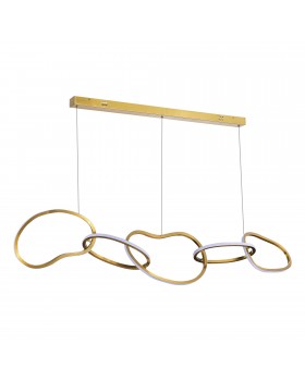 SL6505.203.50 Светильник подвесной ST-Luce Золотистый/Золотистый LED 1*50W 4000K ABRA-foto2