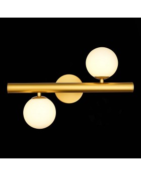 SL1185.201.02 Бра ST-Luce Золотистый/Белый G9 2*5W ASOLO-foto3