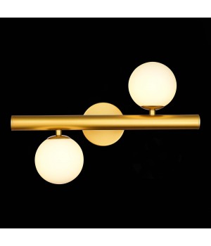 SL1185.201.02 Бра ST-Luce Золотистый/Белый G9 2*5W ASOLO-foto3