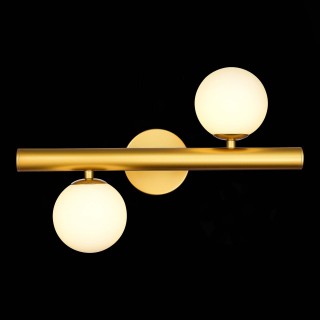 SL1185.201.02 Бра ST-Luce Золотистый/Белый G9 2*5W ASOLO-foto3