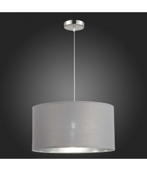 SLE300513-01 Светильник подвесной Никель/Серый, Серебристый E27 1*40W BRESCIA-foto6